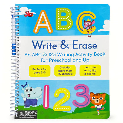 Write & Erase ABC and 123 Book