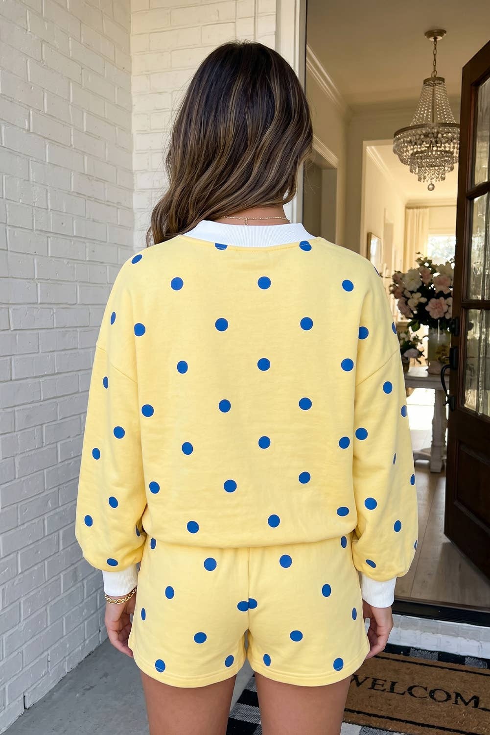 Yellow Polka Dot Set