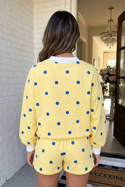 Yellow Polka Dot Set