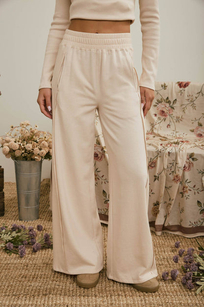 Side Panel Knit Lounge Pants