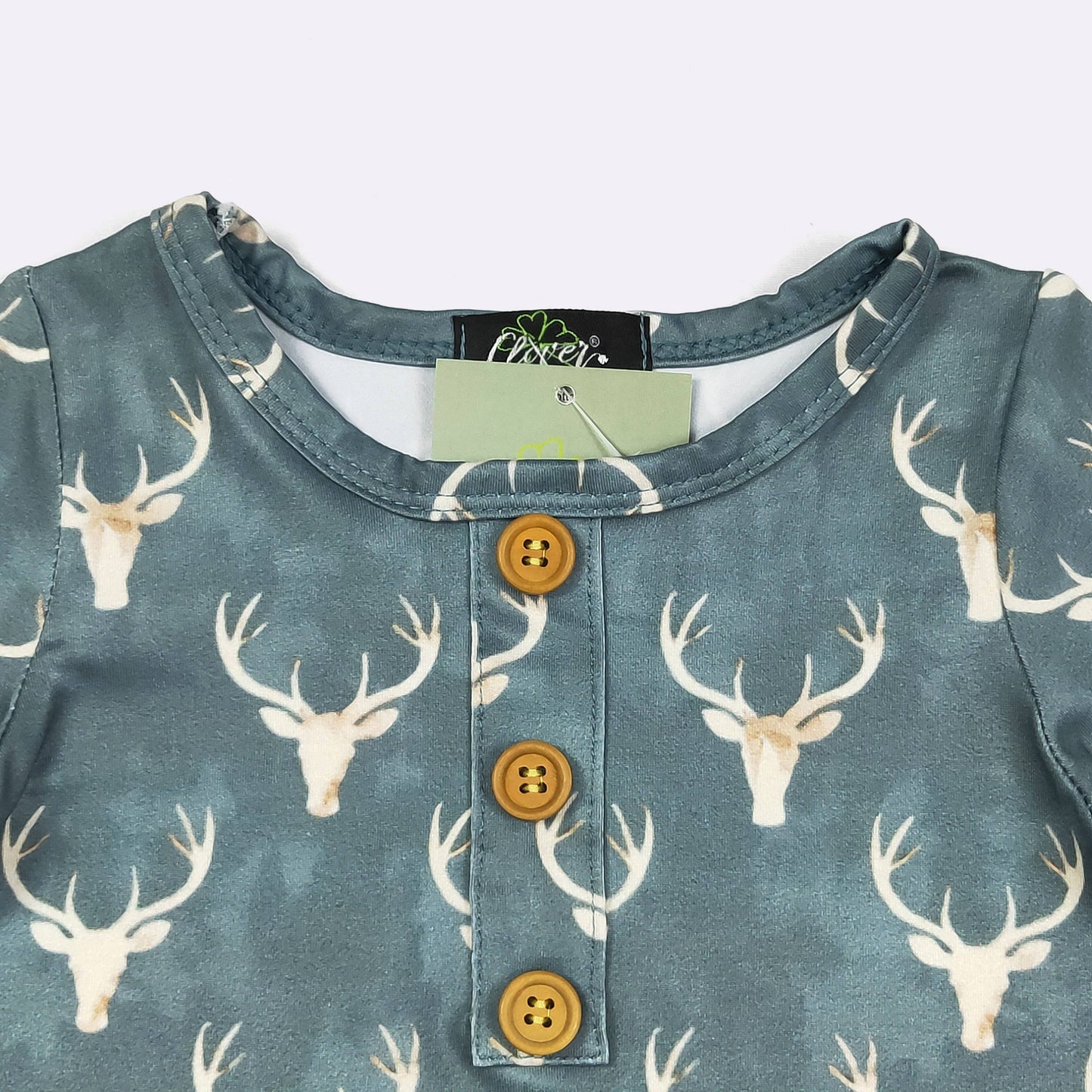 Emerald Deer Knotted Gown