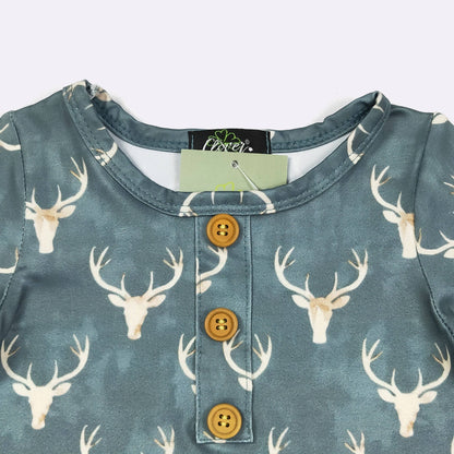 Emerald Deer Knotted Gown