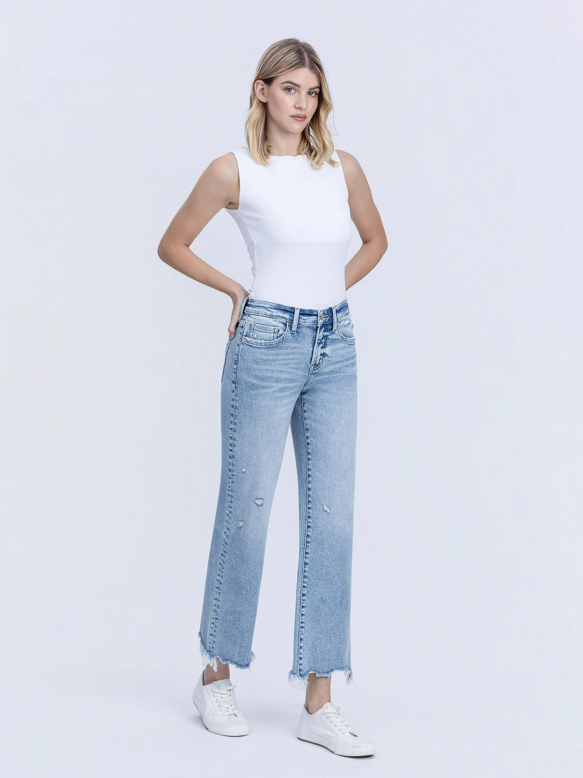 Aileeah Slim Wide Jeans