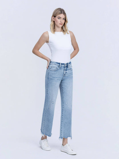 Aileeah Slim Wide Jeans