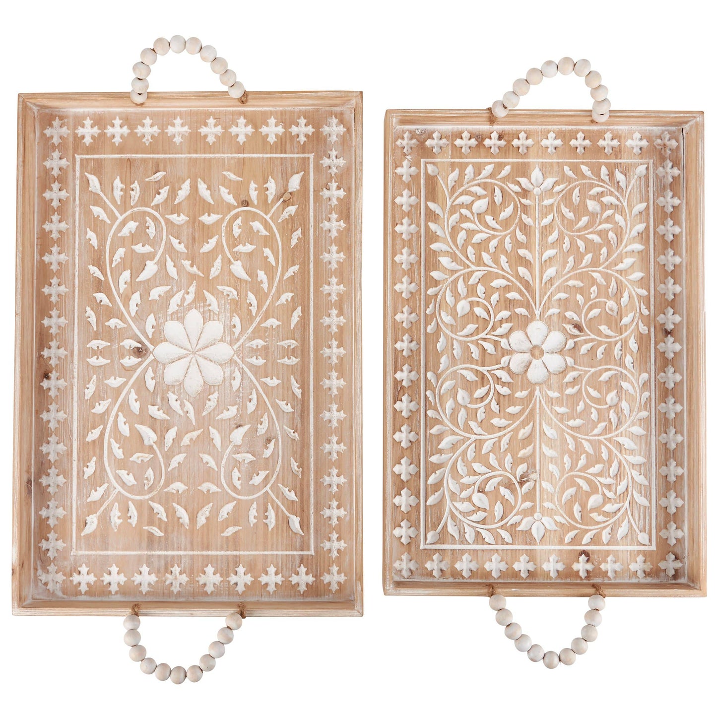 Wooden Floral Tray