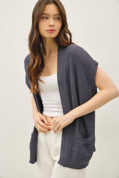 Short Sleeved Cardigan