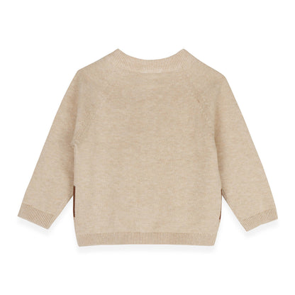 Horse Jacquard Cardigan (Organic Cotton)