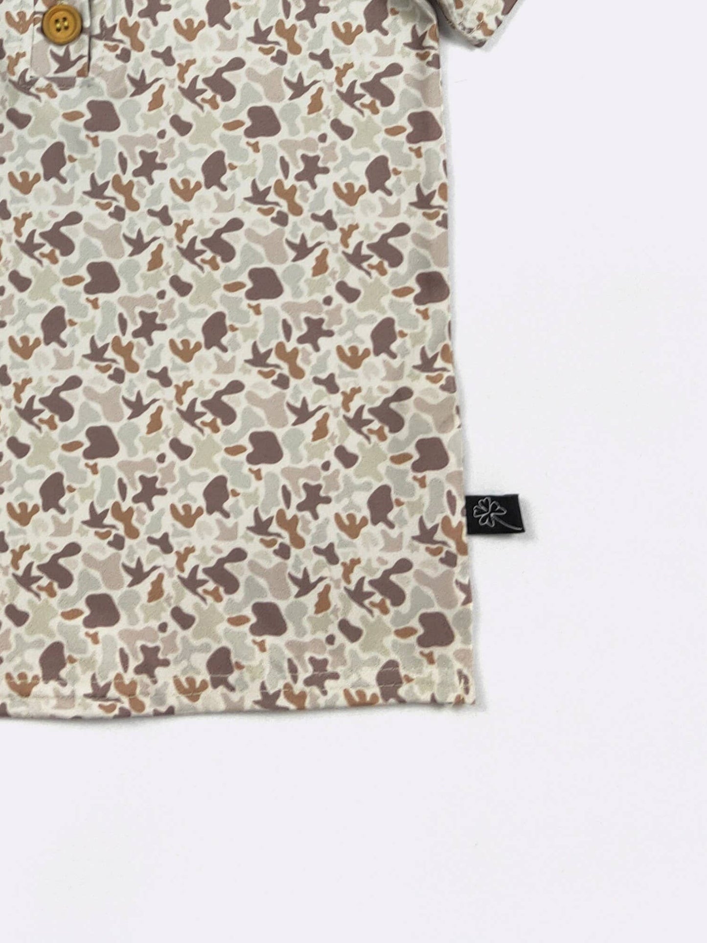Muted Camo Boy Collar Shirt