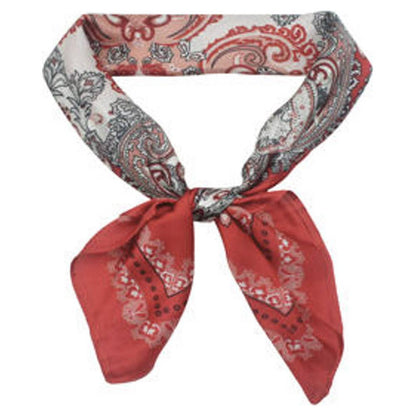 PAISLEY MEDALLION PRINT SILKY BANDANA
