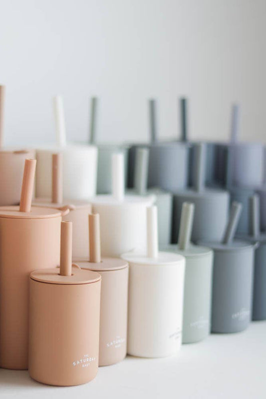 Kid Silicone Straw Cup