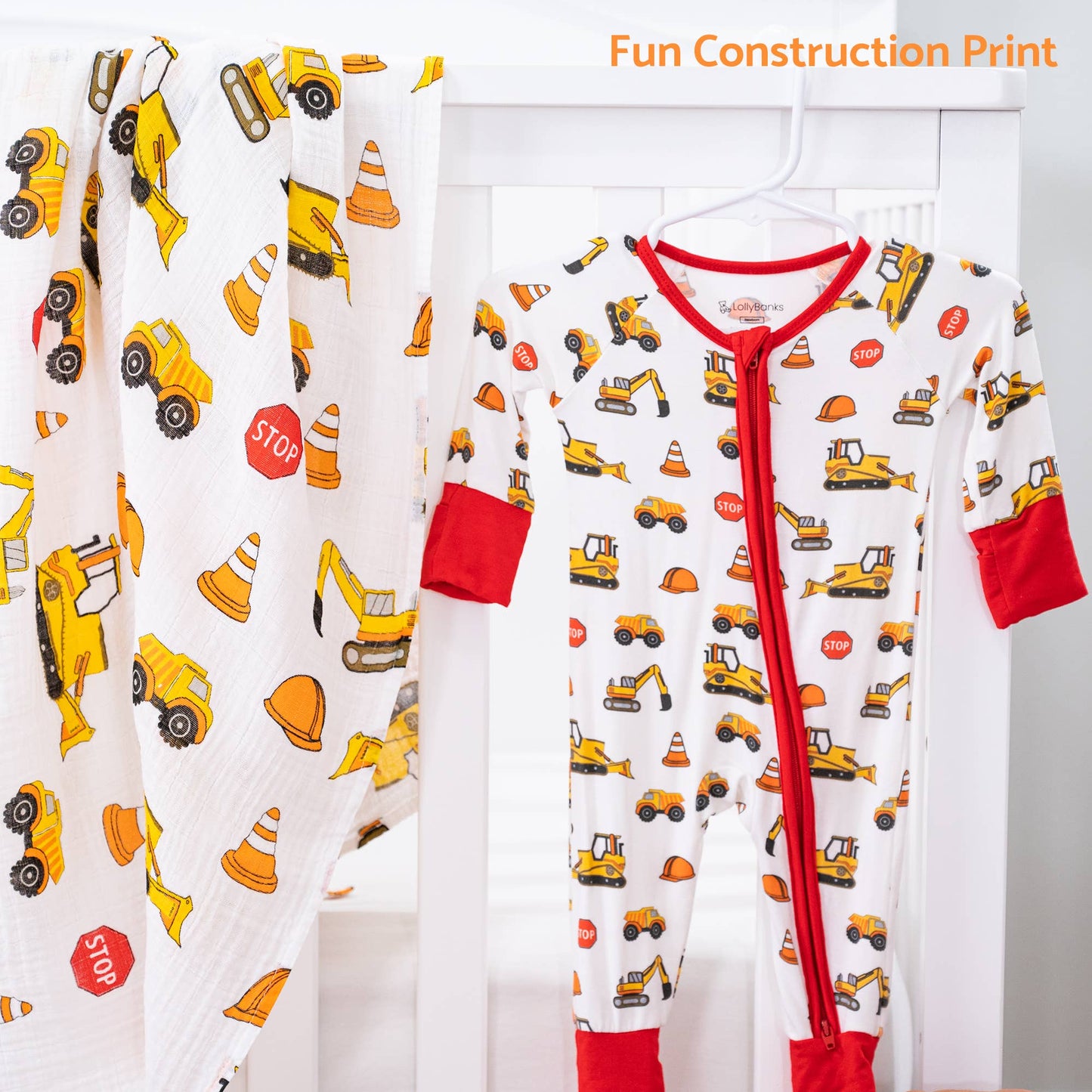 Bamboo Construction Zip Pjs