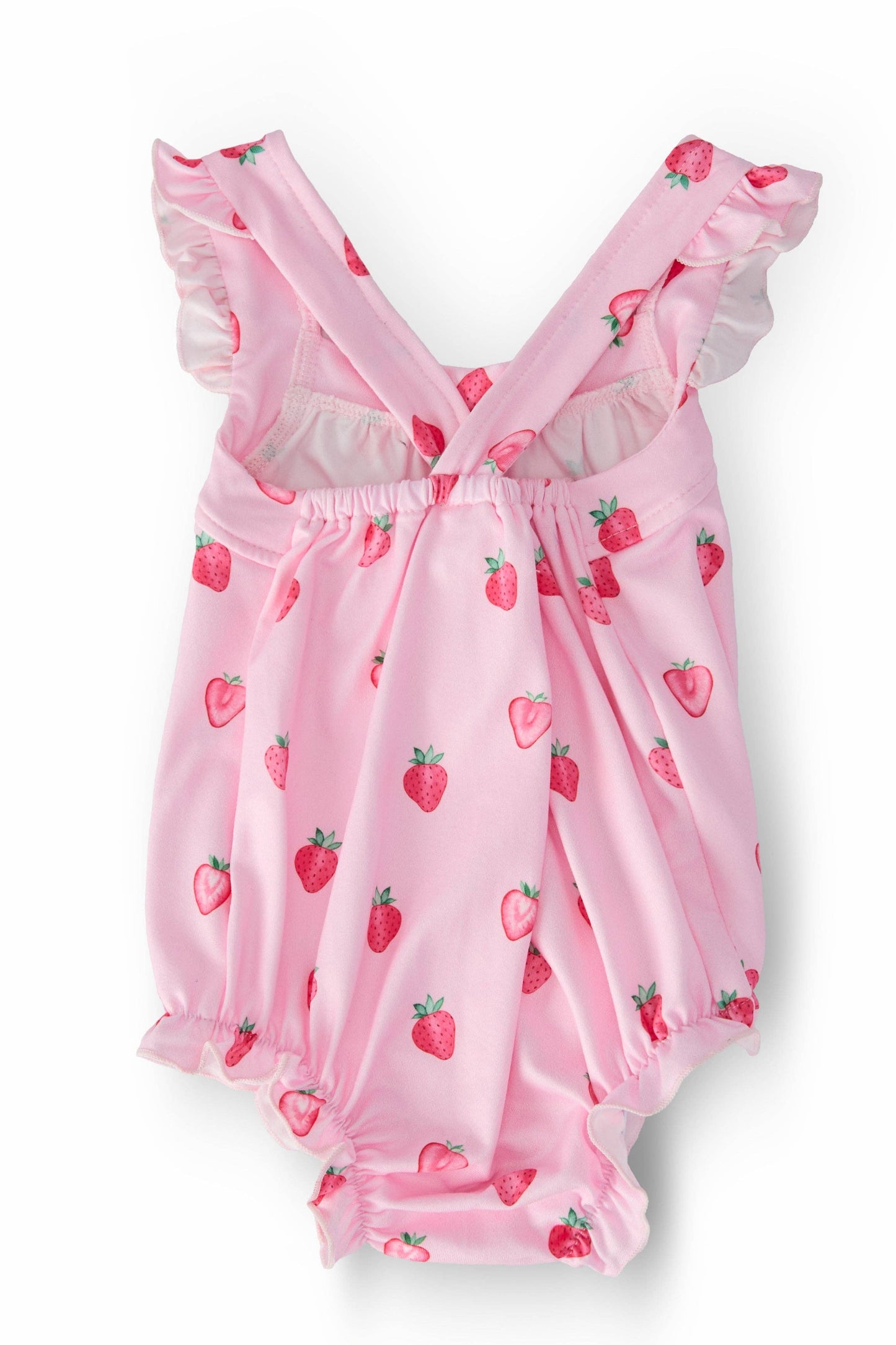 Strawberry Ruffle Romper
