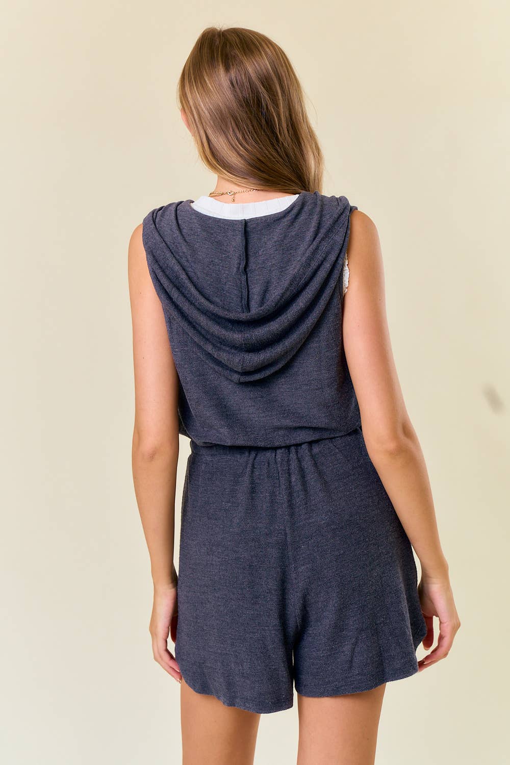 Terry Sleeveless Romper