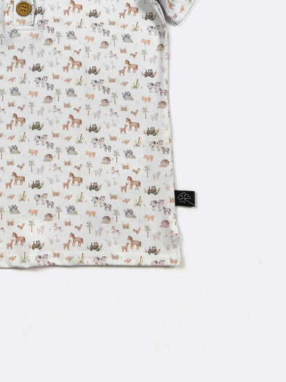 Mini Farm Boy Collar Shirt