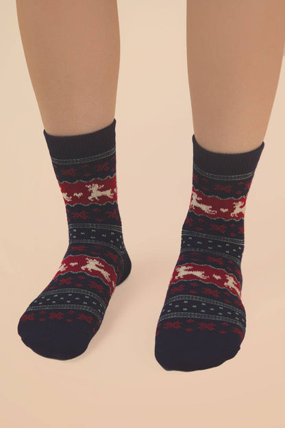 Christmas Graphic Crew Sock