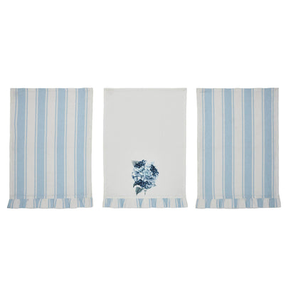 Ruffled Tea Towel Set of 3 19x28
