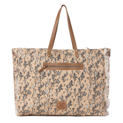 Myra Brookside Weekender Bag in Warm Tan
