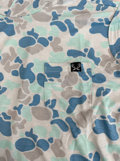 Tide Camo Youth Performance Hoodie