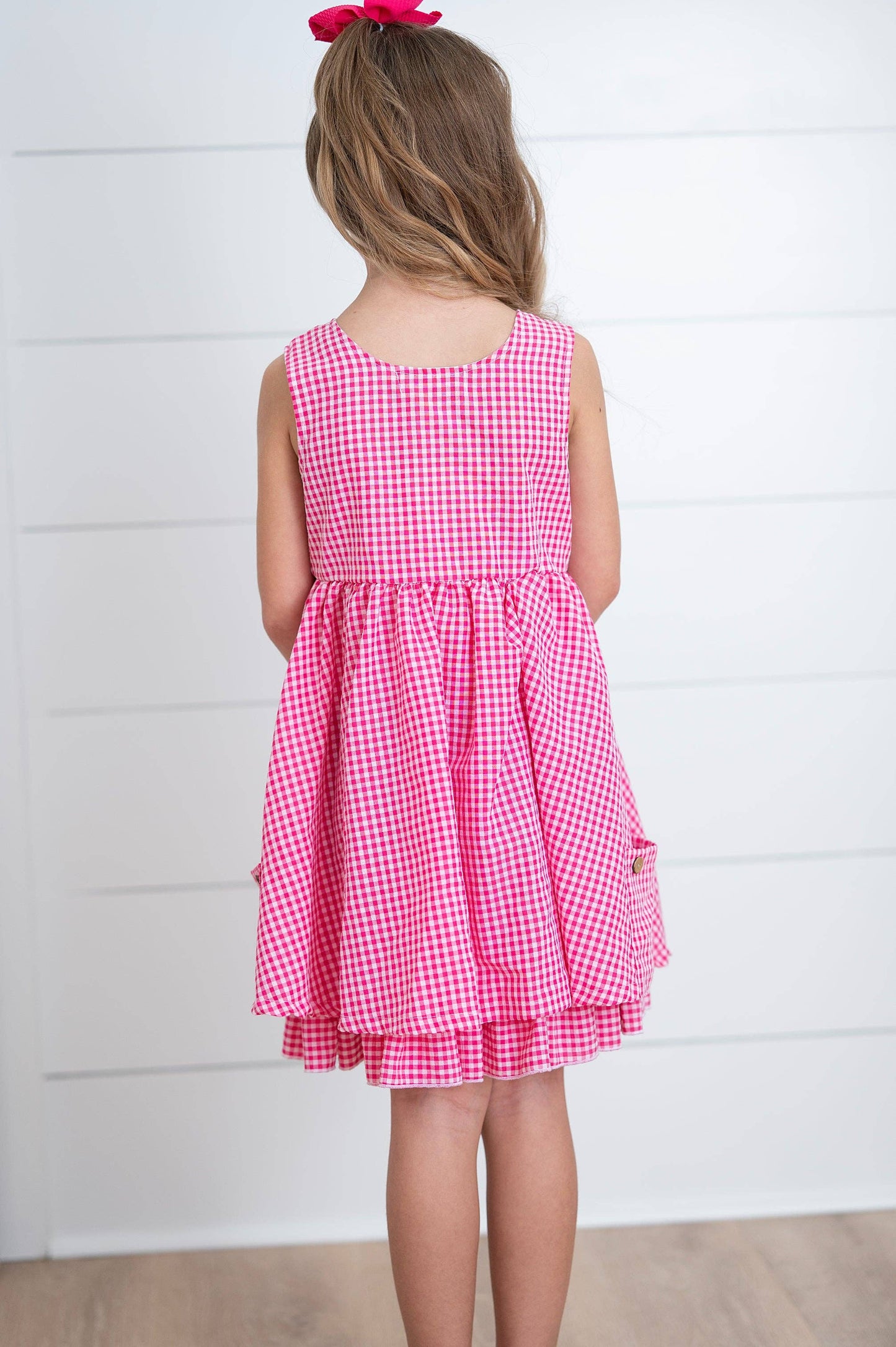 Gingham Pocket Summer Dress