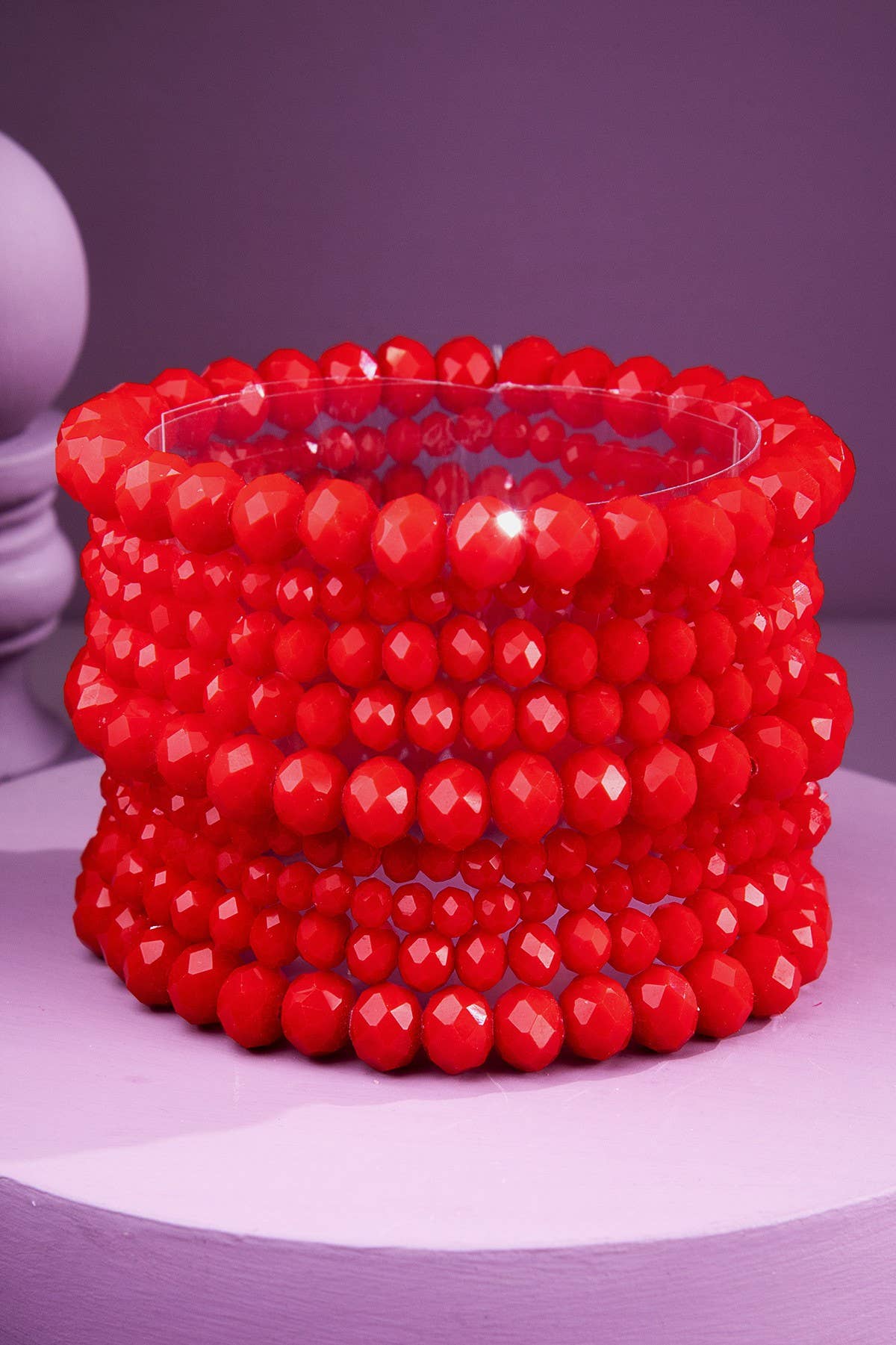 Glass Bead 9 Set Bracelet