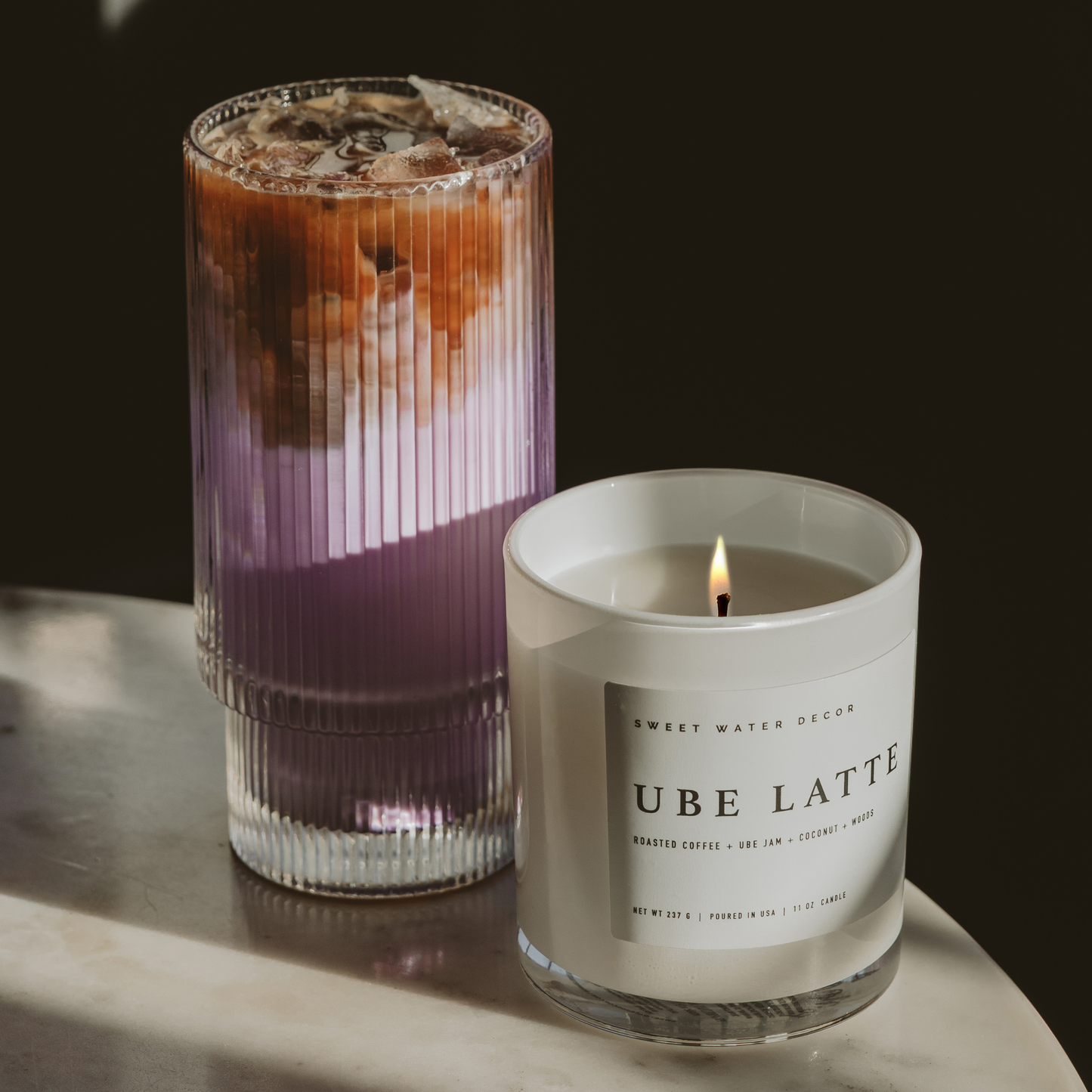 *NEW* Ube Latte 11 oz Soy Candle - Home Decor & Gifts