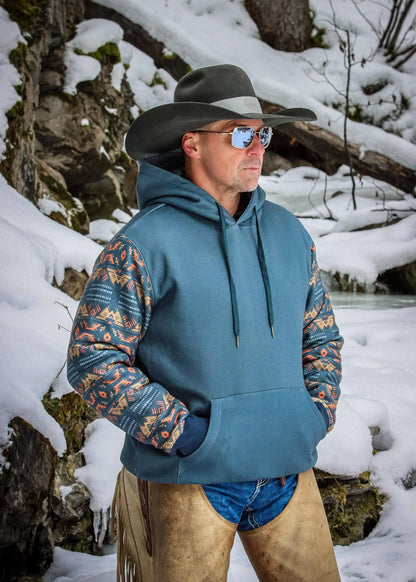 Men's Western Pullover Hoodie