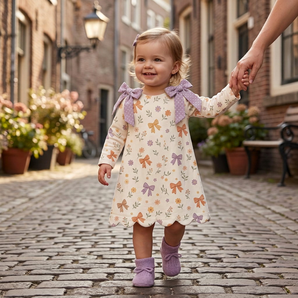 Autumn Bow Dress