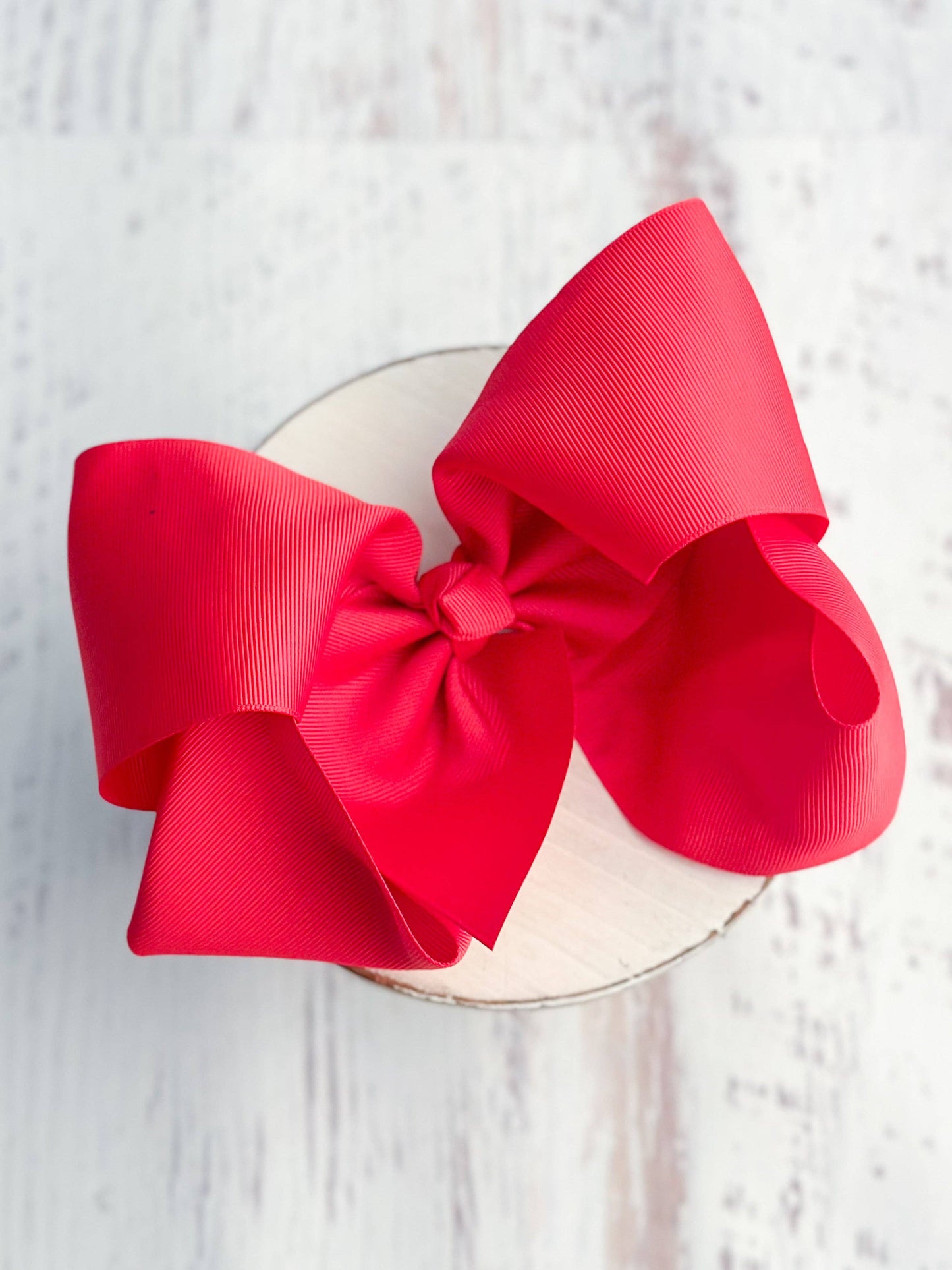 Texas Size Grosgrain Hair Bow - Alligator Clip - 6.5"