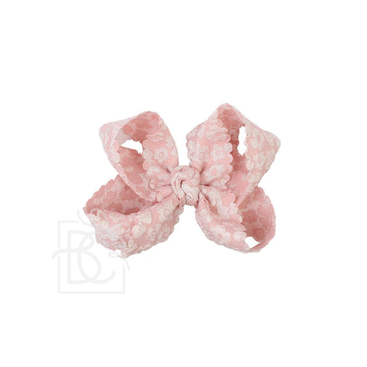 LACE FLOWER BOW