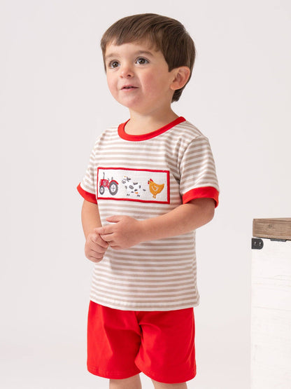 Farm Friends Smocked Outfit