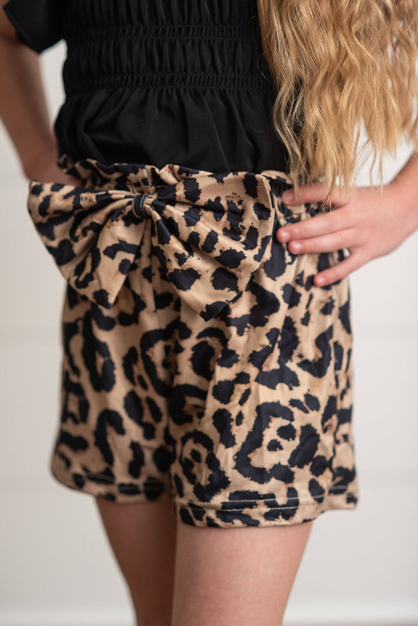 Girls Leopard Short Set