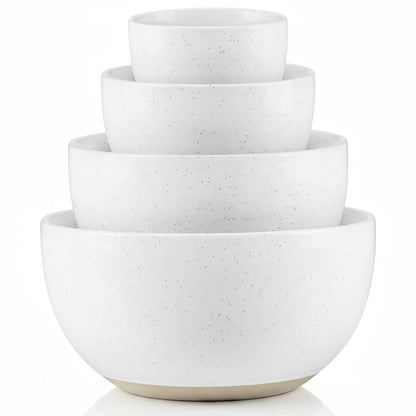 Ceramic Nesting Bowls, Set of 4