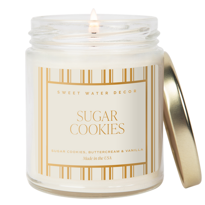 Sugar Cookies 9 oz Soy Candle - Christmas Decor