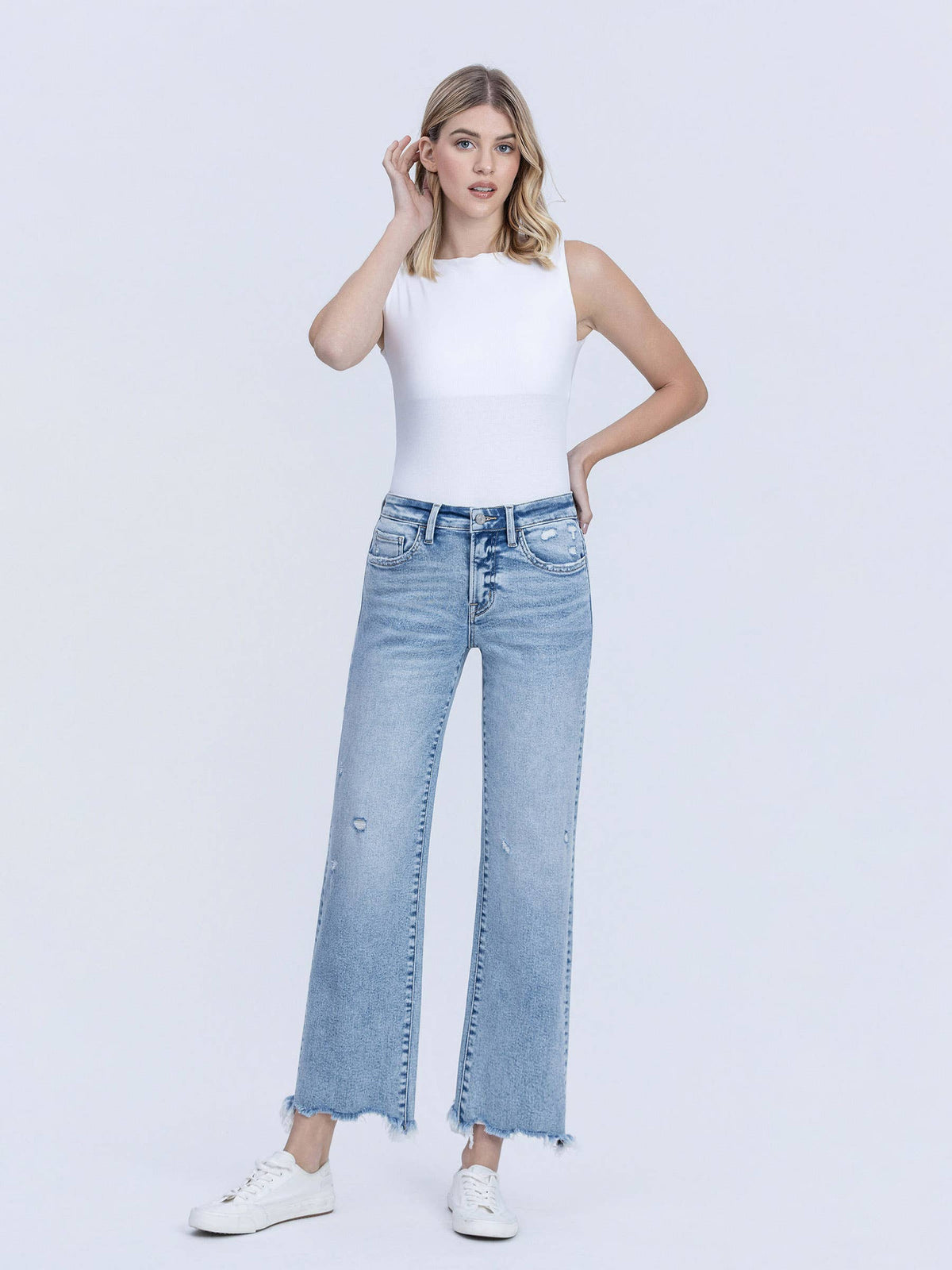 Aileeah Slim Wide Jeans