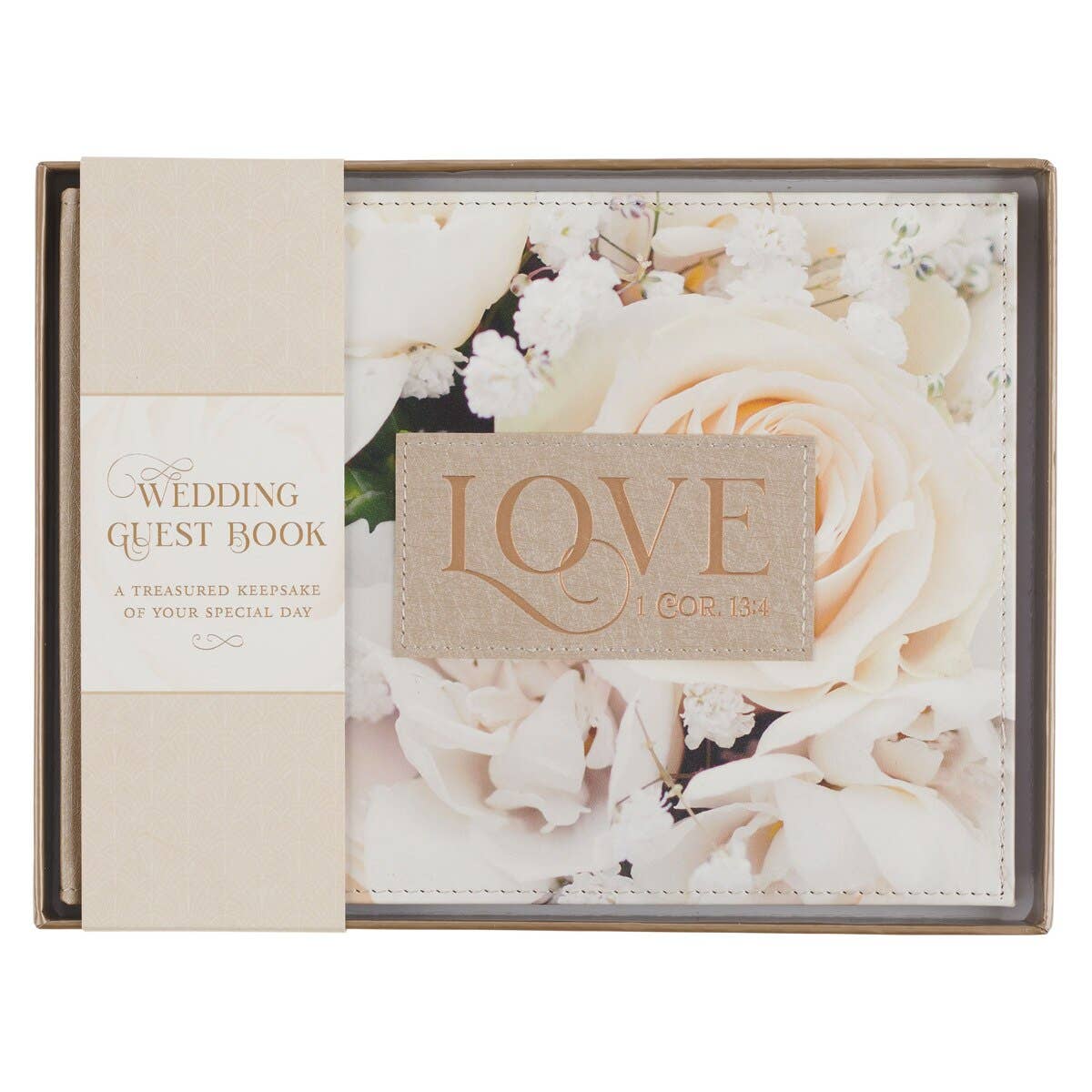 Love Floral Guest Book