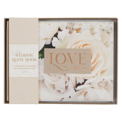 Love Floral Guest Book