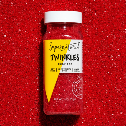 Supernatural Twinkles Sanding Sugar: Ruby Red