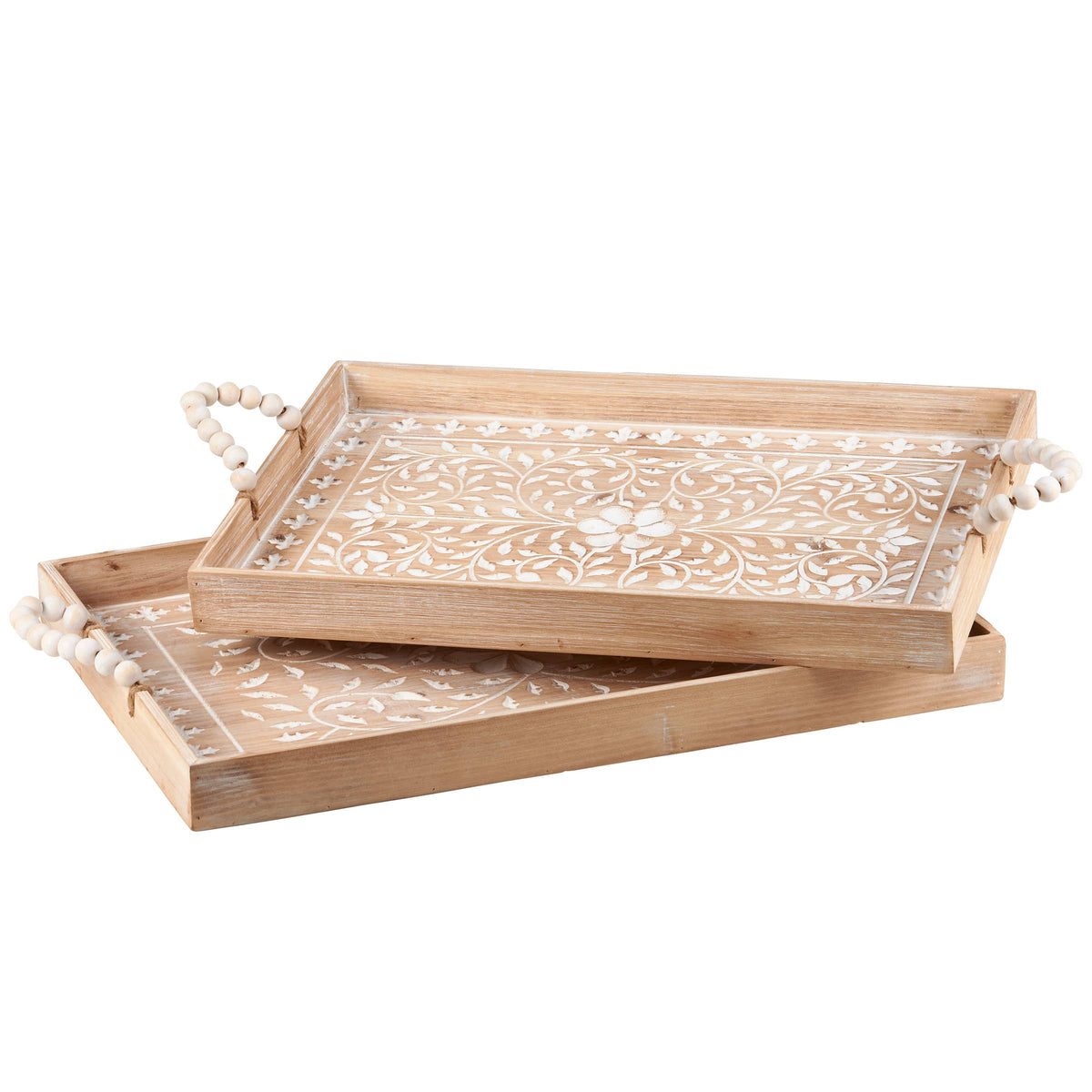 Wooden Floral Tray
