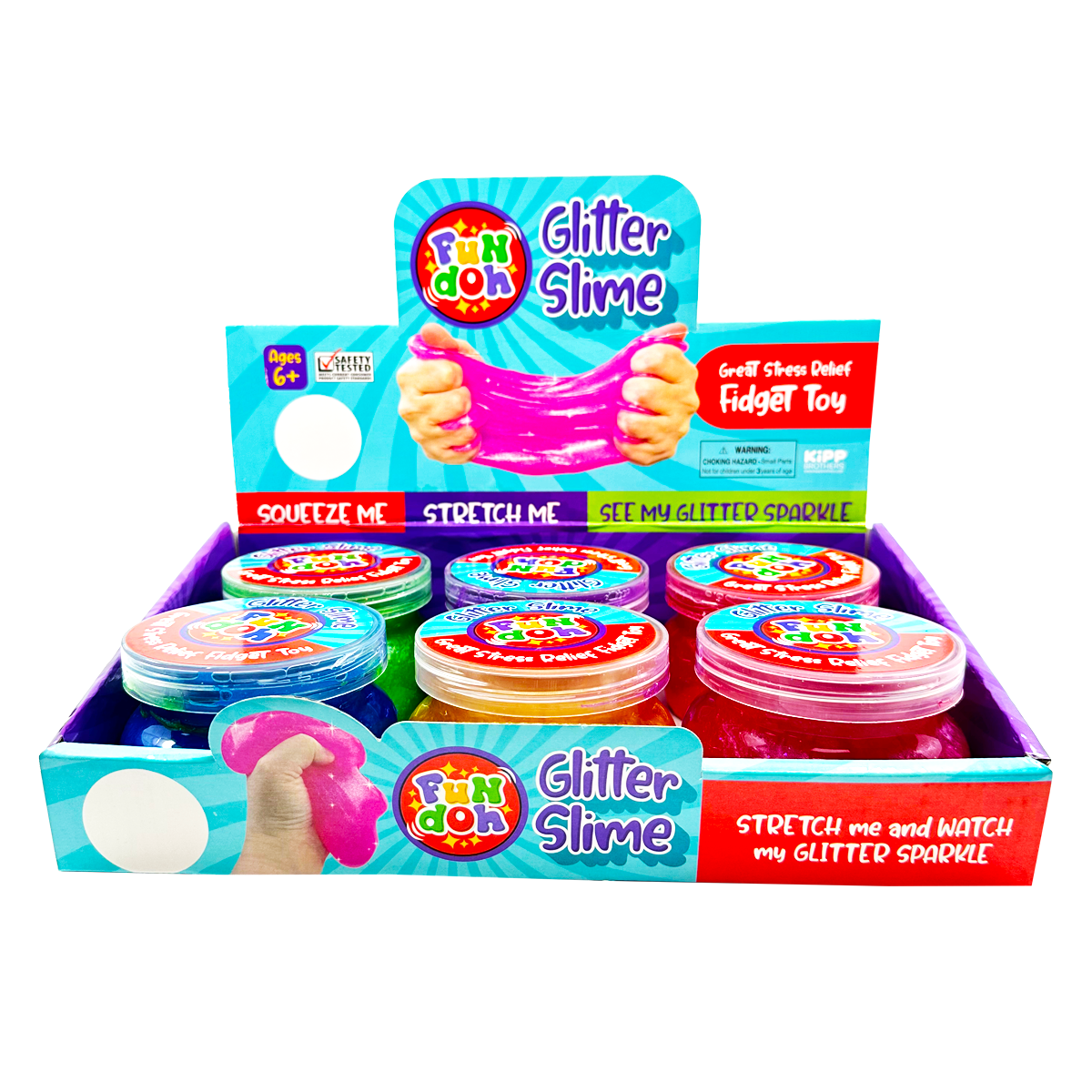 Fun Doh Fidget Glitter Slime