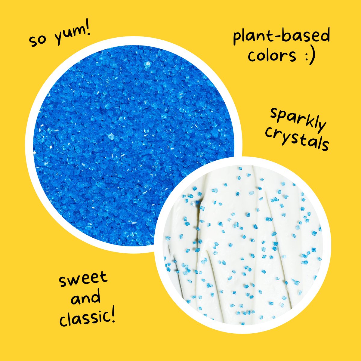 Supernatural Twinkles Sanding Sugar: Sapphire Blue