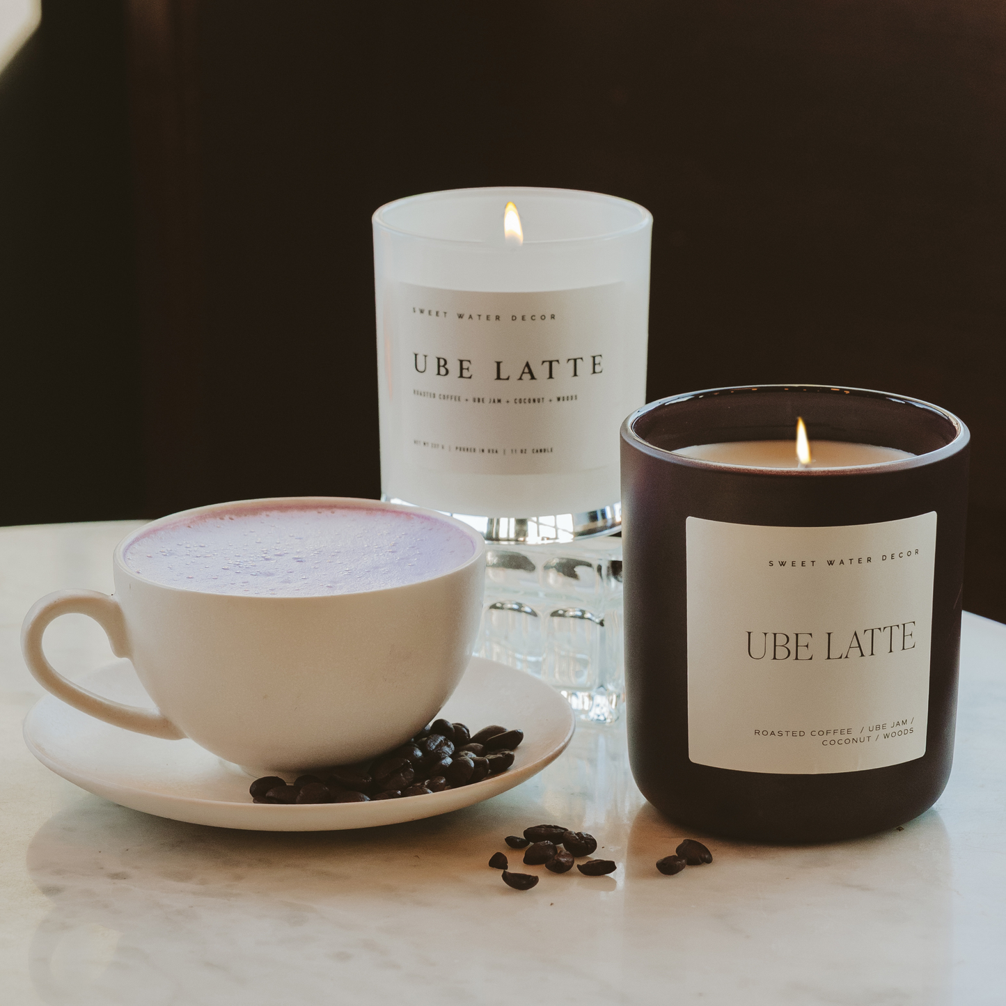 *NEW* Ube Latte 11 oz Soy Candle - Home Decor & Gifts