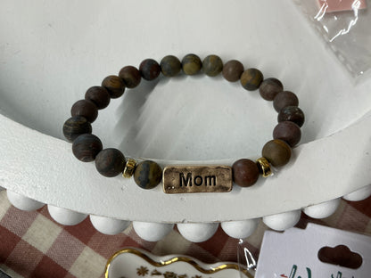 Beaded Mom Bracelet