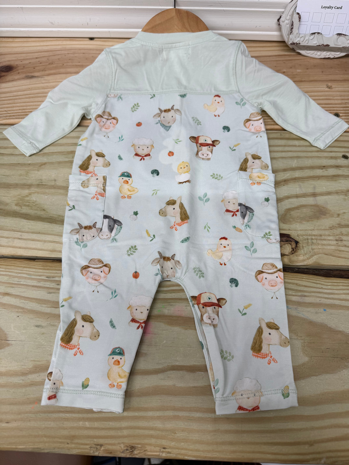 Farm Faces Romper