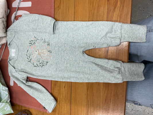 Green Romper Easter Bunny