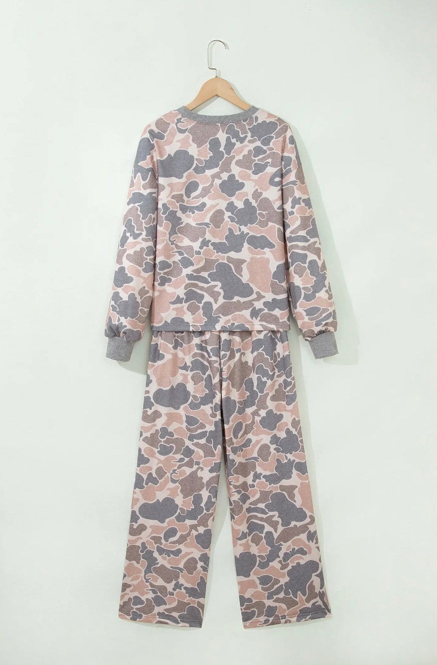 Western Camo Long sleeve/Pants Set