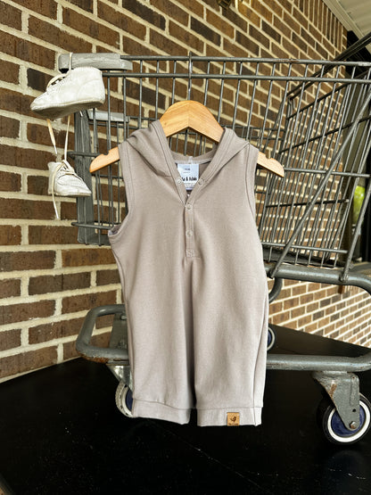 Finley hooded knit Romper