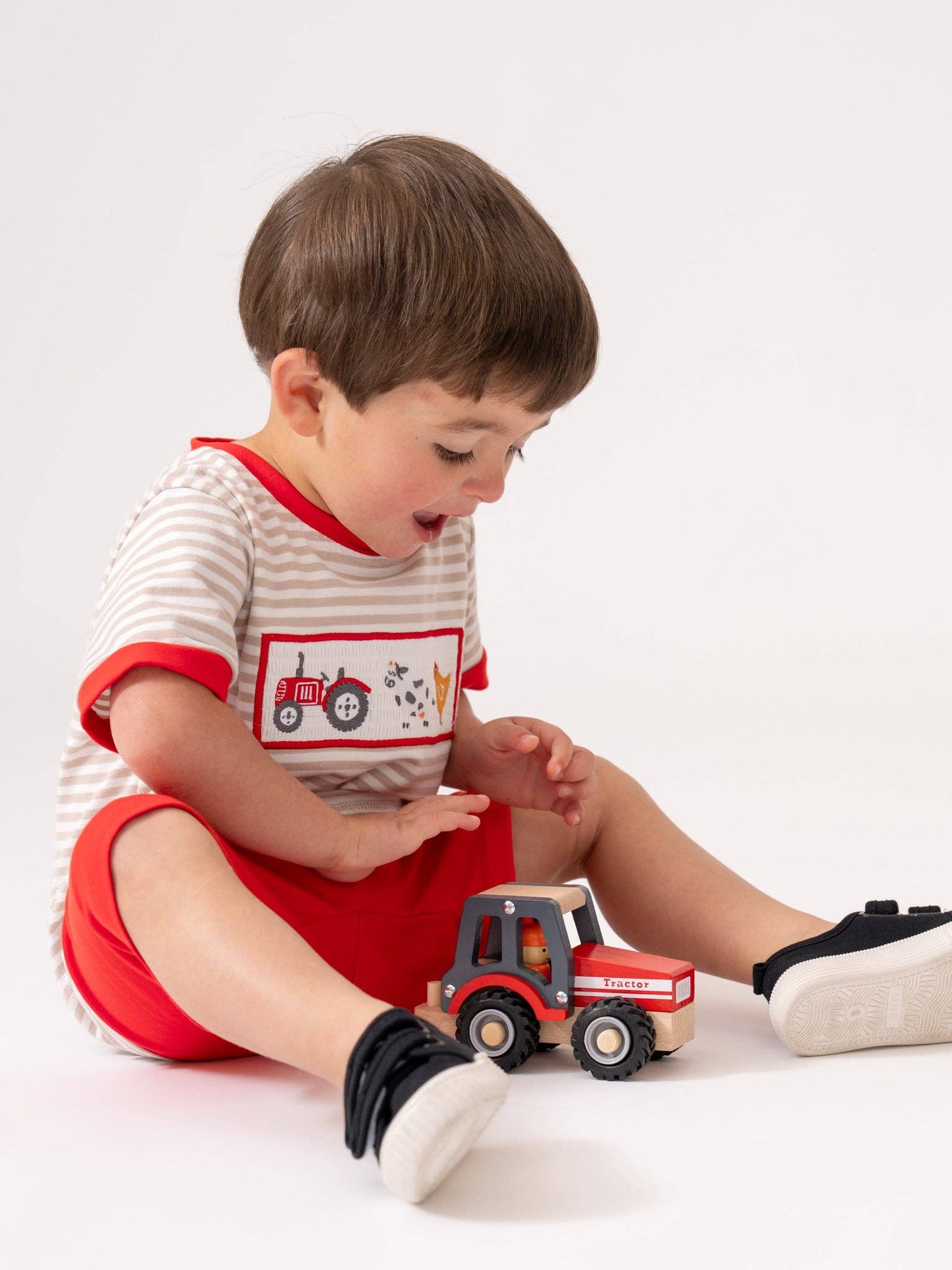 Farm Friends Smocked Outfit