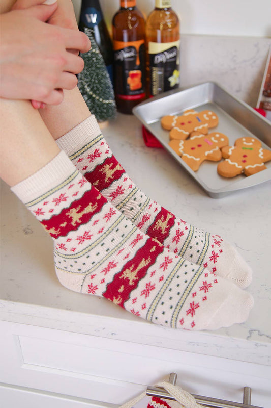 Christmas Graphic Crew Sock
