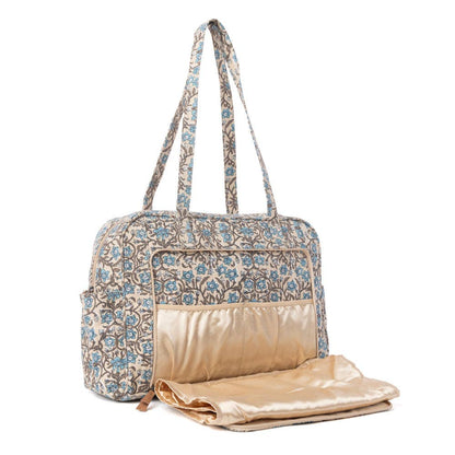 Myra Sunnyfield Diaper Bag in Dusty Teal