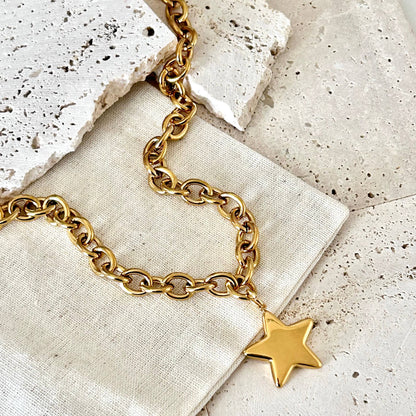 Star Necklace bold statement necklace